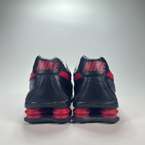 Nike Shox R4 Black Red Lace Up Casual Lifestyle Sneakers Shoes Men’s Size 8.5 main image 12